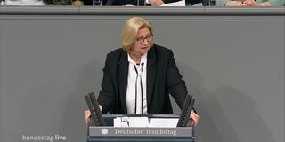 Anke Rehlinger (SPD) im Bundestag (Foto: SR)