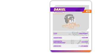 Steckbrief von Daniel in Form einer Quartett-Karte. (Foto: UNSERDING)