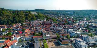 Luftbildaufnahme von Homburg (Foto: SR/Alexander M. Groß)