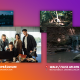 Bildausschnitte aus dem Saar-Tatort "Das Böse in dir" mit Ortsmarken darunter (Foto: SR)