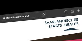 Die Homepage des saarländischen Staatstheaters besitzt eine (punkt).saarland Domain (Foto: SR)