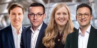 Esra Limbacher, SPD / Roland Theis, CDU / Josephine Ortleb, SPD / Philip Hoffmann, CDU (Foto: IMAGO / Depositphotos, Pressefotos)