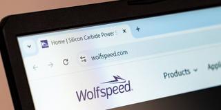 Website des Wolfspeed-Konzerns (Foto: IMAGO / Zoonar)