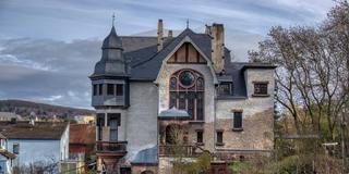 Villa Micka in Saarbrücken. Die Jugendstilvilla wurde ab 1906 errichtet. Bauherr war der Maurermeister und Unternehmer Heinrich Micka.  (Foto: Duance/Przybyl)